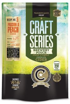 Mangrove Jack's Craft Series Peach and Passionfruit Cider Pouch