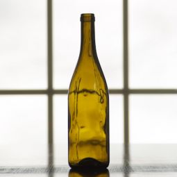 750ml Antique Green, Punted, Burgundy Bottle