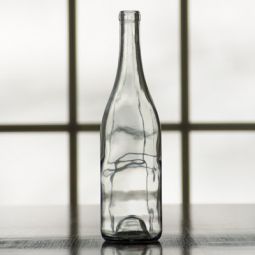 750ml Clear Burgundy Bottle, case of 12